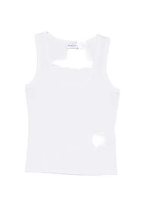 Marella ribbed tank top - White