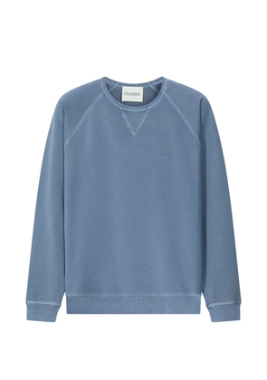 Closed raglan sweatshirt - Blue