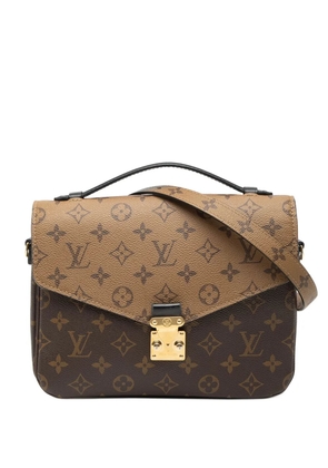 Louis Vuitton Pre-Owned 2020 Monogram Reverse Pochette Metis satchel - Brown