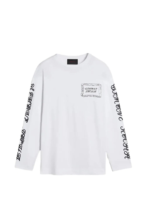 Simone Rocha Pillowcase print long-sleeve T-shirt - White