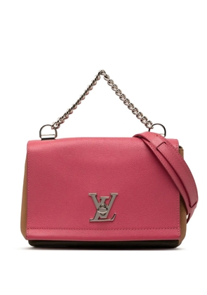 Louis Vuitton Pre-Owned 2021-2025 Tricolor Leather Lockme II BB satchel - Pink