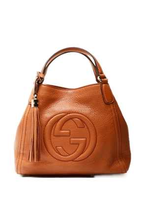 Gucci Pre-Owned 2000-2020 Soho embossed leather tote bag - Brown