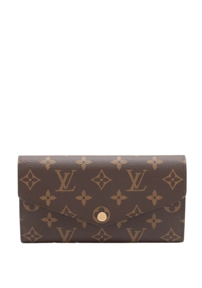 Louis Vuitton Pre-Owned 2021-2025 Monogram Sarah Wallet long wallets - Brown