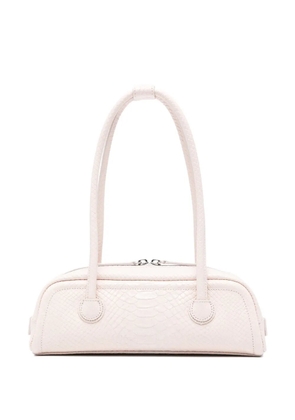 Marge Sherwood snakeskin-embossed shoulder bag - Pink