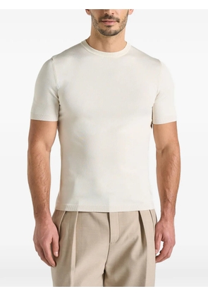 Manière De Voir Ellis knitted T-shirt - Neutrals