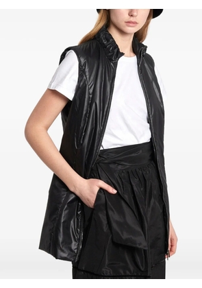 D.Exterior padded sleeveless coat - Black