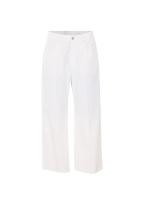 Brunello Cucinelli five pockets trousers - White