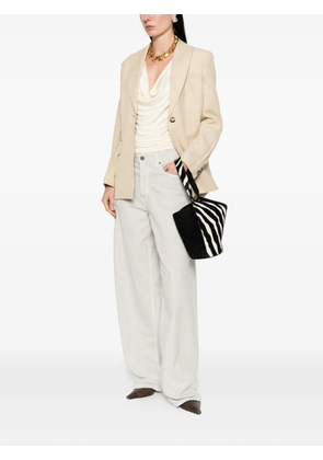 JOSEPH Rochd button single-breasted blazer - Neutrals