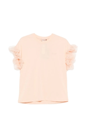TWINSET ruffled sleeve T-shirt - Pink