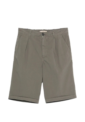 40 WEFT pleated-design shorts - Green