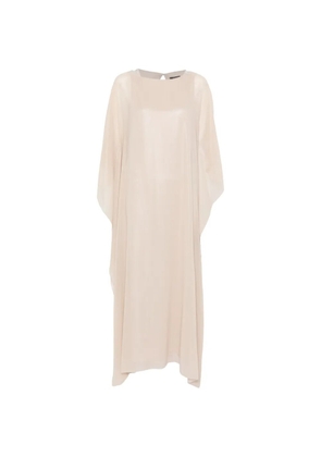 Peserico crew-neck maxi dress - Neutrals