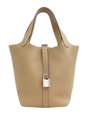 Hermès Pre-Owned 2023 Clemence Picotin Lock 18 handbag - Brown