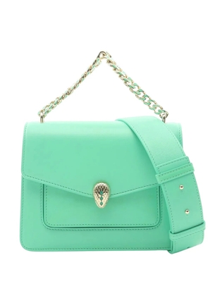 Bvlgari Pre-Owned 2010-2026 Leather Serpenti Forever Maxi Chain Top Handle Bag satchel - Green