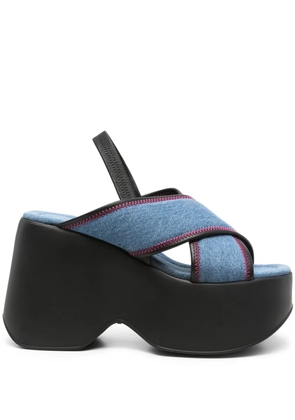 Vic Matie 100mm platform sandals - Blue