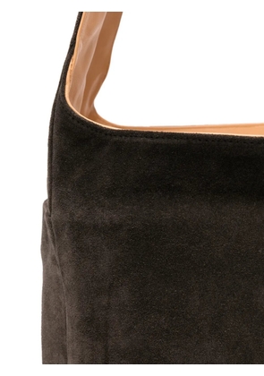 OUR LEGACY Grande Brick suede tote bag - Brown