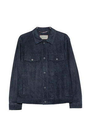 Canali buttoned pocket jacket - Blue