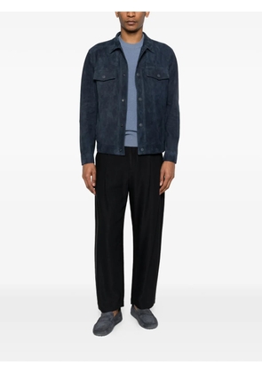 Canali buttoned pocket jacket - Blue