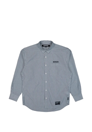 Neighborhood striped long-sleeve cotton shirt - Blue