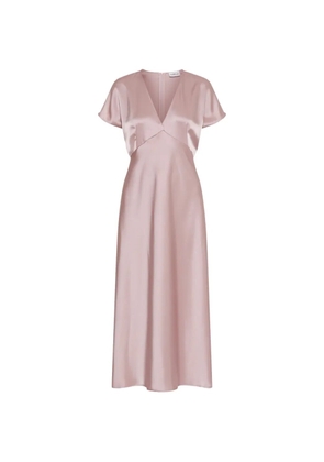 Marella V-neck midi dress - Pink