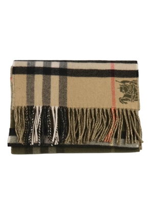 Burberry check scarf - Green