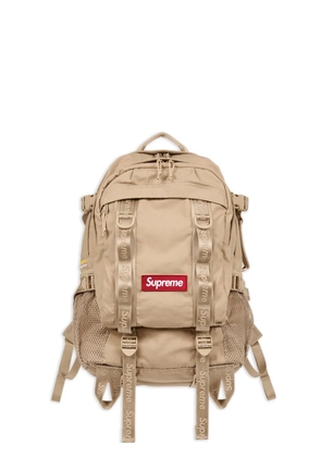 Supreme logo-detail backpack - Neutrals