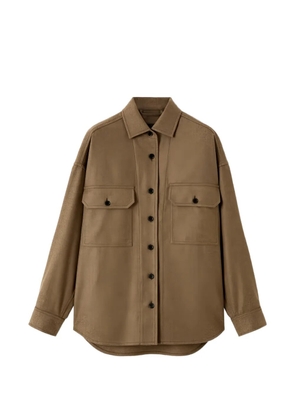 Loro Piana Darby chest-pockets button shirt jacket - Brown