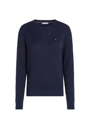 Tommy Hilfiger cable-knit sweater - Blue