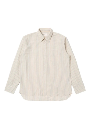 Universal Works striped pocket shirt - Neutrals