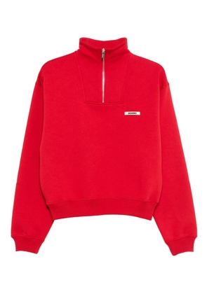 Jacquemus Le camionneur Gros Grain sweatshirt - Red