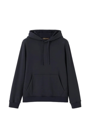 Loro Piana Andamane pouch-pocket hoodie - Blue