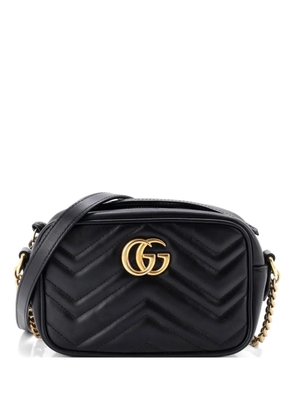 Gucci Pre-Owned GG Marmont Shoulder Bag Matelasse Leather Mini crossbody bag - Black