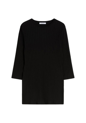 Max Mara ribbed-knit T-shirt - Black