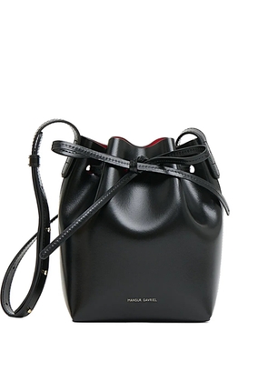 Mansur Gavriel mini leather bucket bag - Black