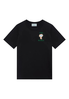 Casablanca mushroom T-shirt - Black