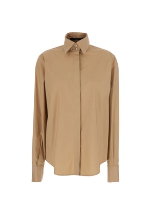 Federica Tosi long-sleeved shirt - Neutrals