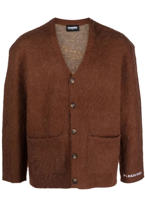 Pleasures lemon-intarsia cardigan - Brown
