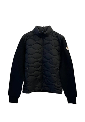 Moncler quilted ribbed jacket - Black
