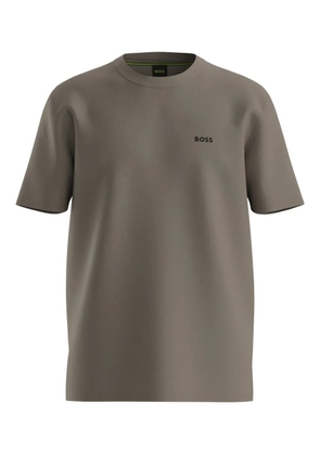BOSS logo T-shirt - Brown