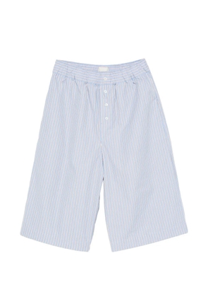 Bellerose striped button-up shorts - Blue