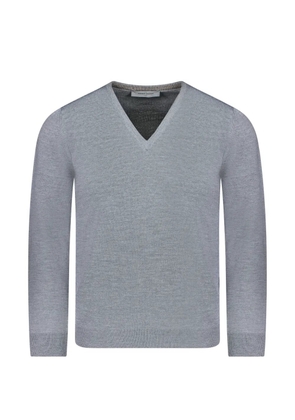 Gran Sasso V-neck sweater - Grey