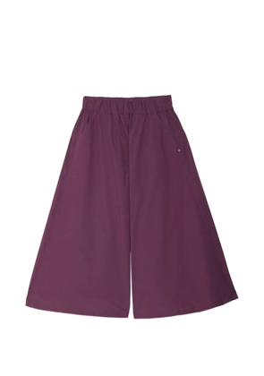 Ottod'Ame wide-leg culotte cotton trousers - Purple