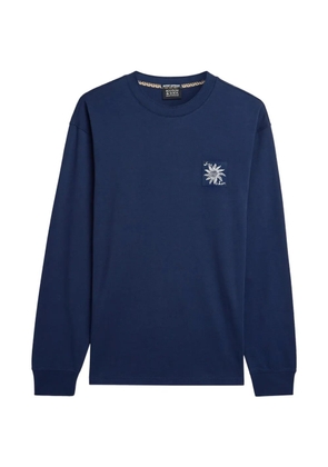 Scotch & Soda patch long-sleeve T-shirt - Blue