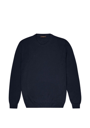 slowear ribbed crew-neck sweater - Blue