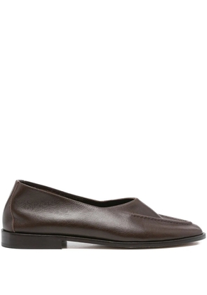 Hereu Juliol Winter leather loafers - Brown