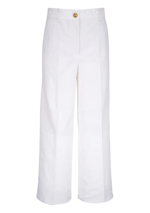 Akris Punto creased wide-leg jeans - White
