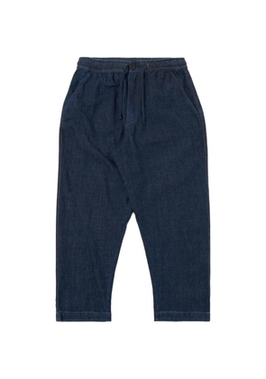 Universal Works Hi Water elasticated-waist jeans - Blue