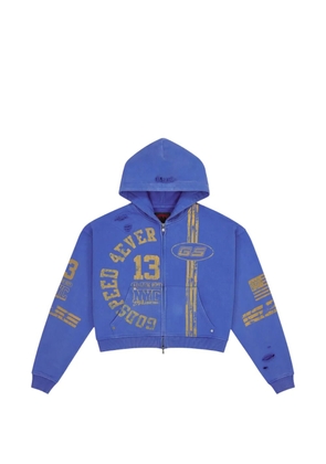 GODSPEED zip roadster hoodie - Blue