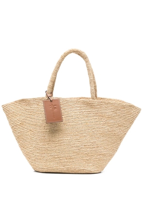 Manebi New Panier tote bag - Neutrals