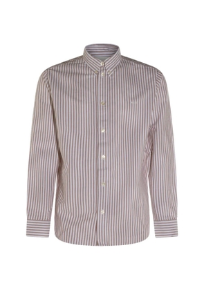 NN07 striped shirt - White