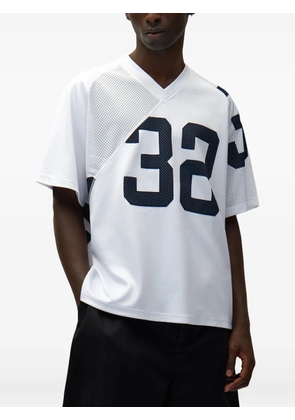 Arte Antwerp mesh V-neck T-shirt - White